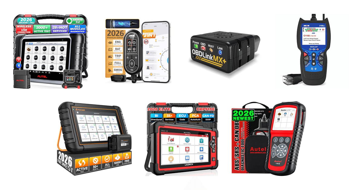 OBD2 scanner plugged into a car diagnostic port
